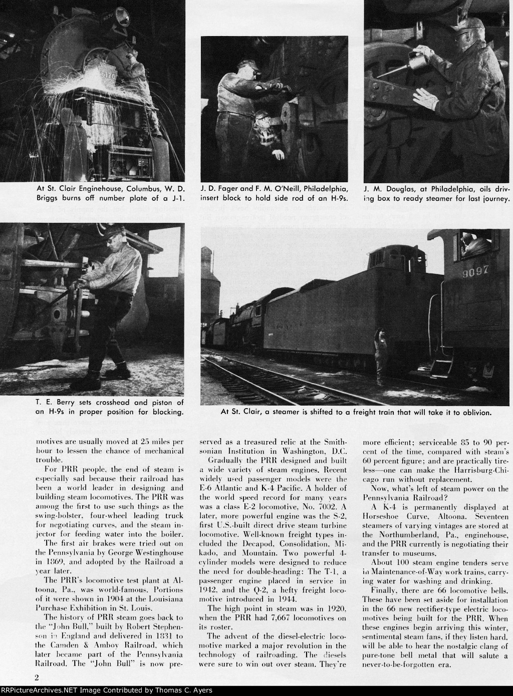 PRR "Farewell To Steam," Page 2, 1960